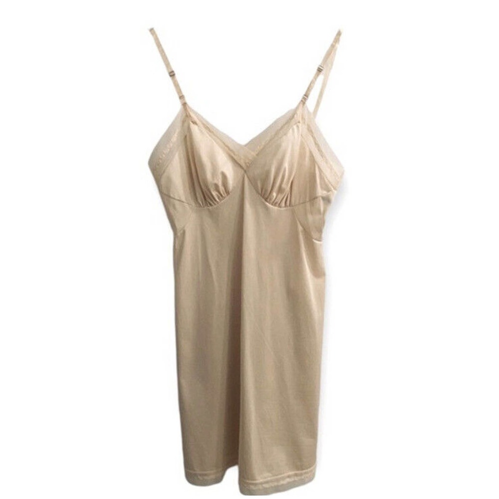 VANITY FAIR TAN half slip size 24 3XL/48 STYLE 11-860 100% NYLON